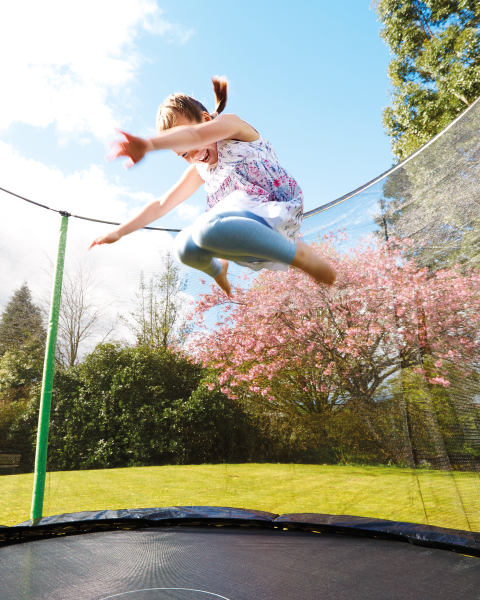 8FT Trampoline with Enclosure