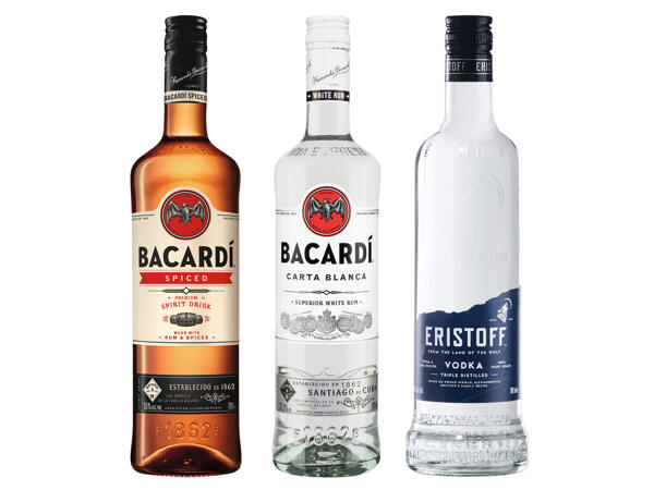 Barcadi/Eristoff Rum oder Vodka