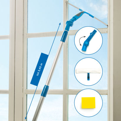 Set de nettoyage pour vitres professionnel