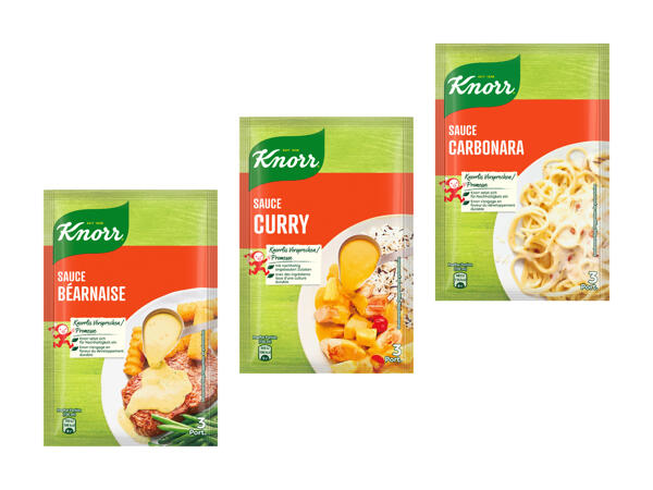 Sauces Knorr (uniquement en Suisse romande et alémanique)