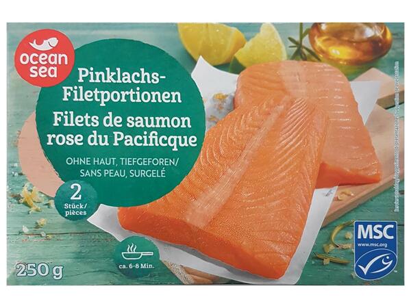 2 filets de saumon rose du Pacifique MSC