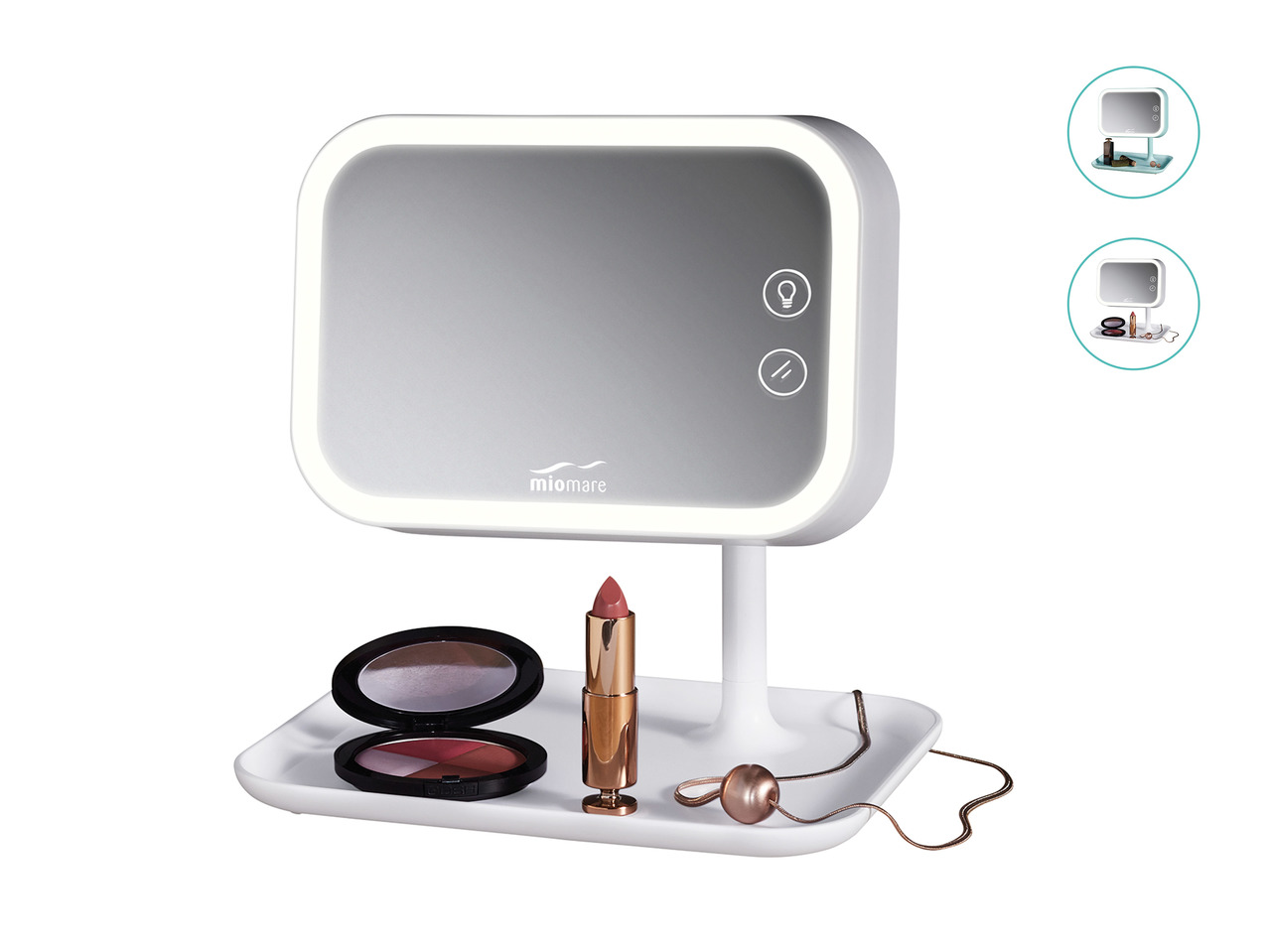 Miomare 2-in-1 Cosmetic Mirror and Bedside Lamp1