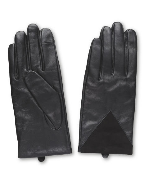 Avenue Ladies' Suede Patch Gloves