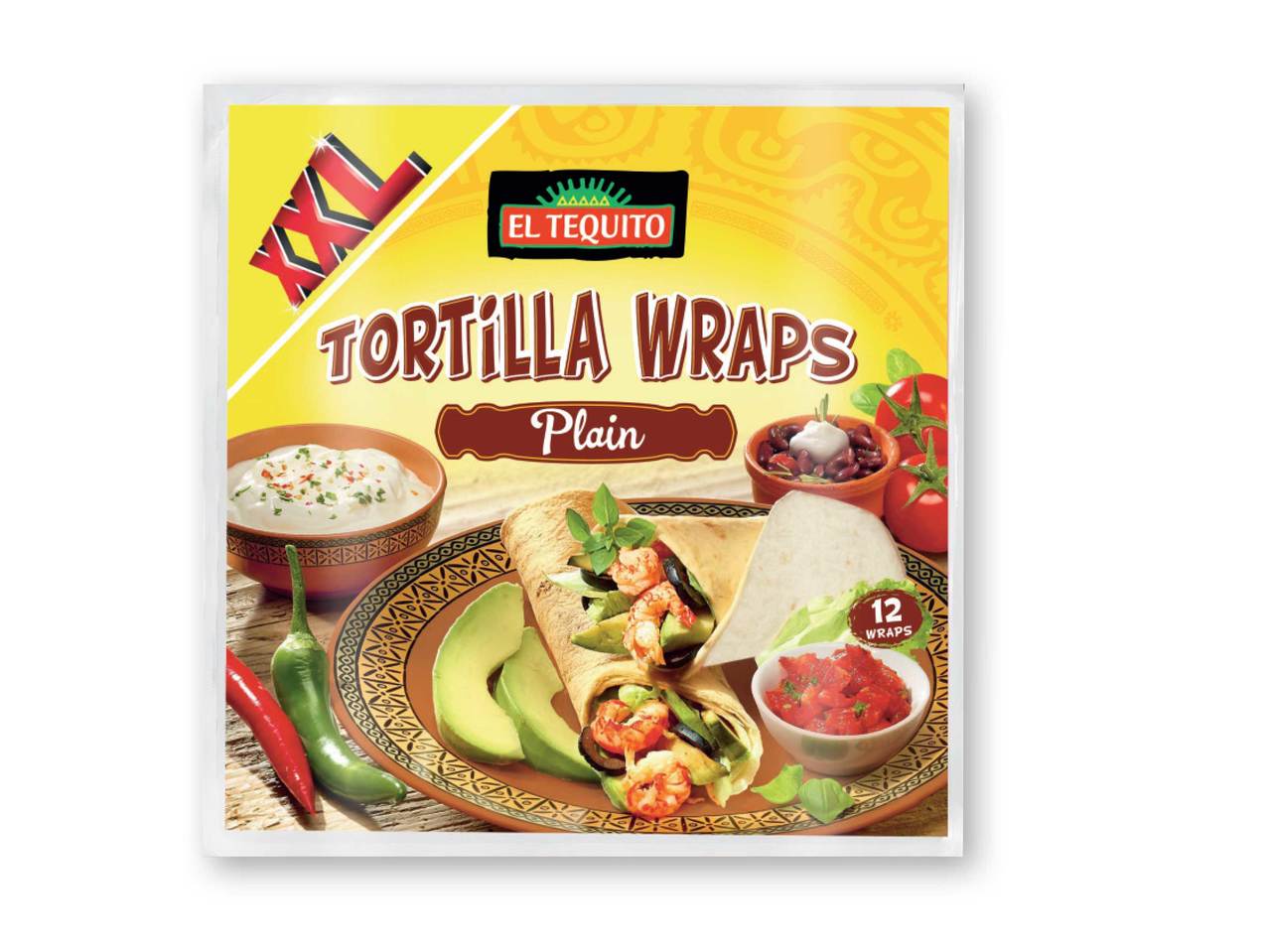 EL TEQUITO(R) Tortilla Wraps