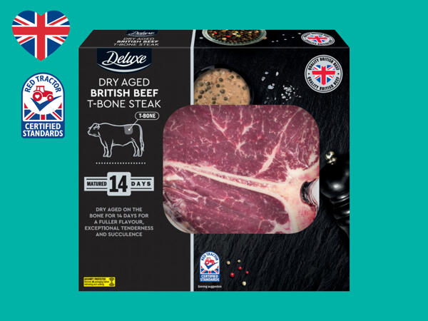 Deluxe Dry-Aged British Beef 14-Day Matured T-Bone Steak