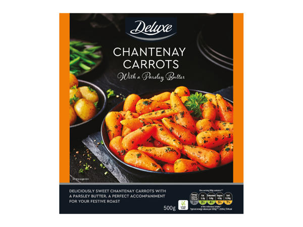 Chantenay Carrots with flavoured butter