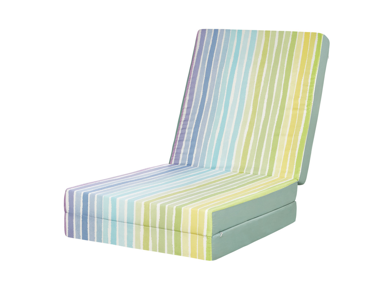 Striped Chair Bed, 190x65cm