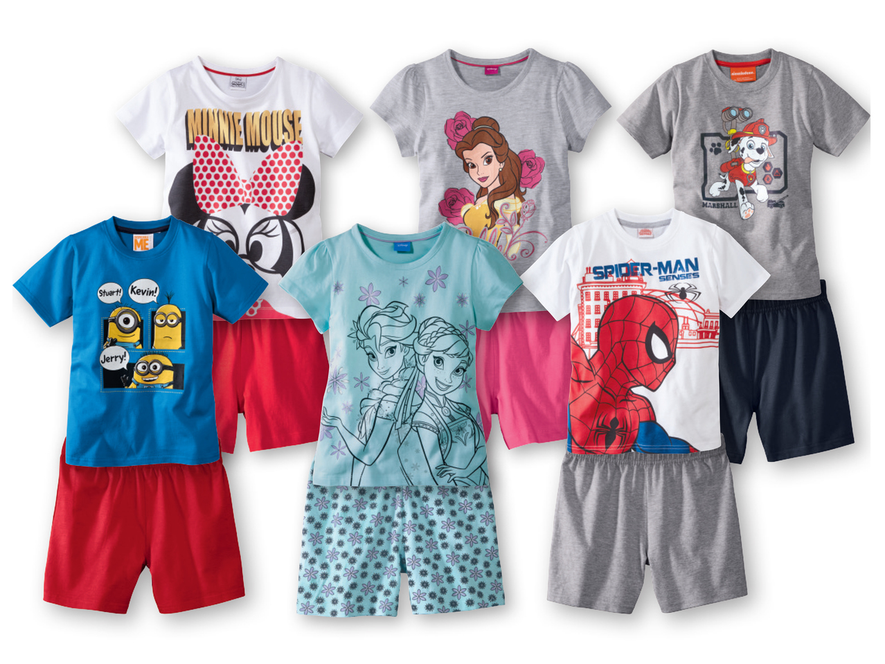 Kids' Character Shortie Pyjamas