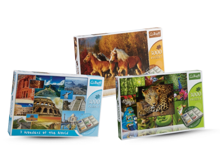 Puzzle 3000 piese, 6 modele