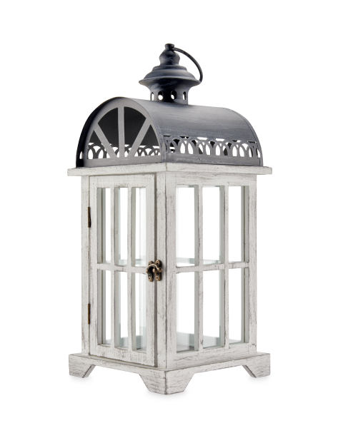 Antique Style Indoor Wooden Lantern