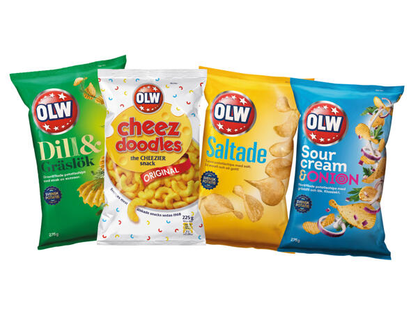 OLW chips/ostbågar