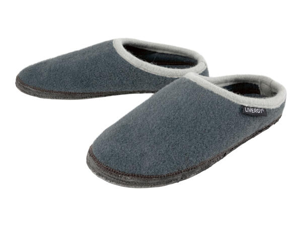 Livergy Men's Wool Slippers - Lidl — Great Britain - Specials archive