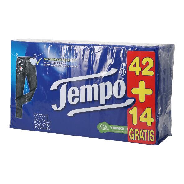 TEMPO(R) 				Taschentücher, 56er-Packung
