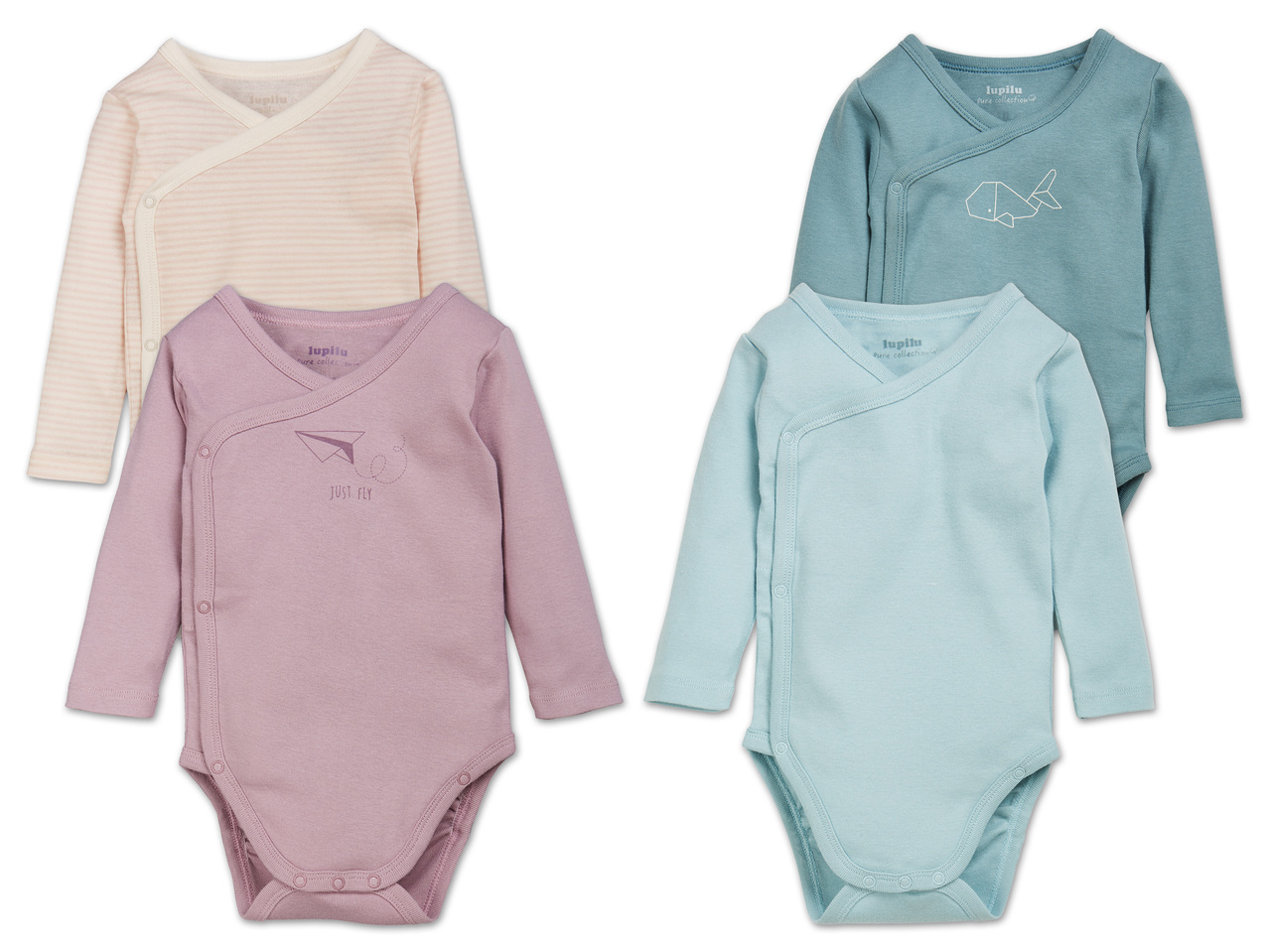 LUPILU(R)PURE COLLECTION Baby Body, 2 Stück1