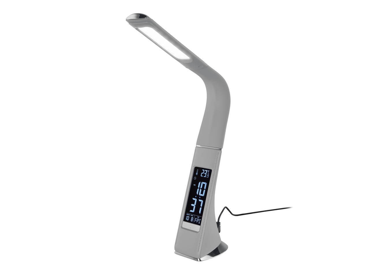 LIVARNO LUX LED Desk Lamp with Integrated Clock