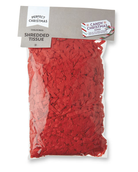 Candy Christmas Shredded Paper