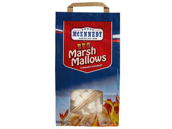 Marshmallows pour BBQ avec bâtons