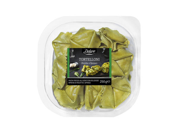 Tortelloni with Mushrooms or with Ricotta and Spinach