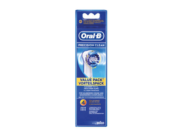 Oral B 4 brossettes de rechange précision clean