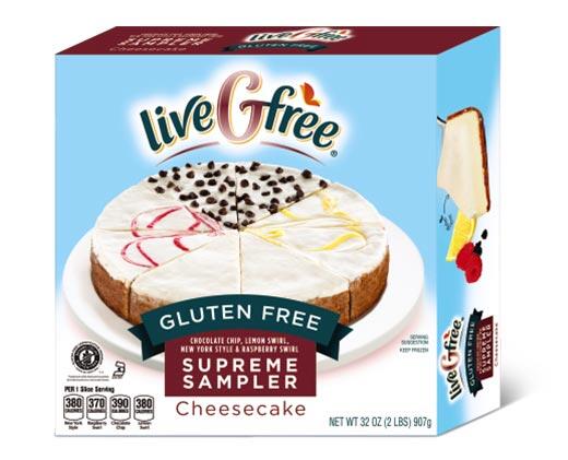 liveGfree 
 Gluten Free Cheesecake Sampler