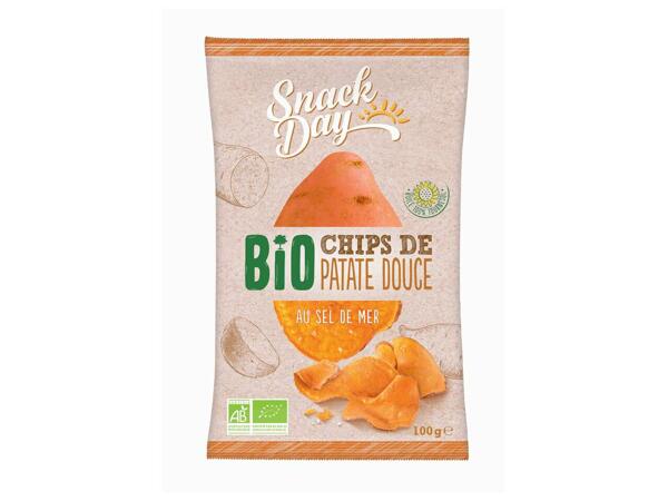 Chips de patates douces Bio