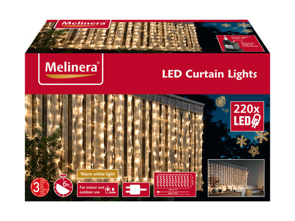MELINERA(R) Lysgardin med 220 LED'er