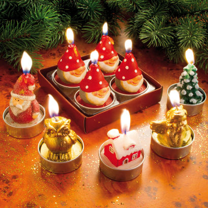 Set bougies de Noël