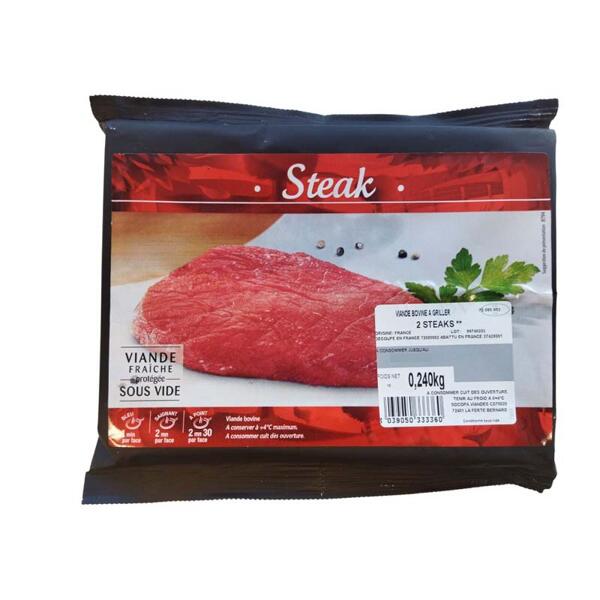 Steaks de boeuf