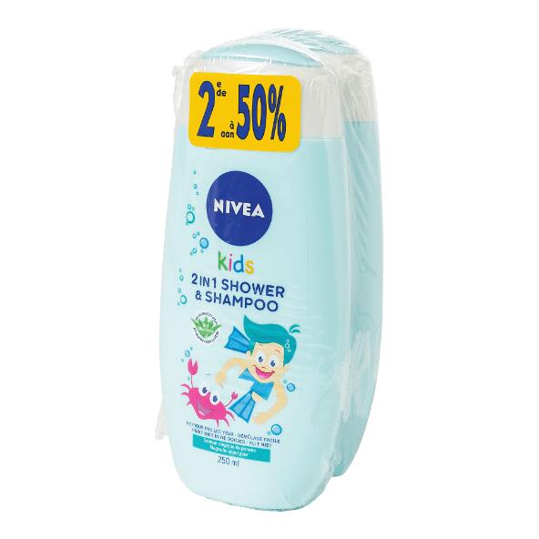 NIVEA(R) 				Duschgel für Kinder, 2 St.