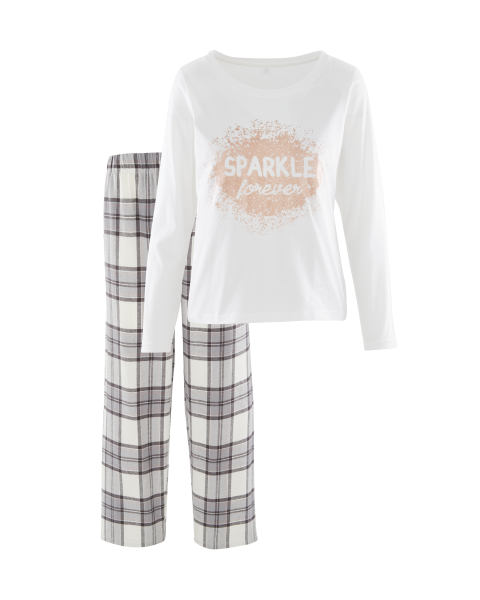 Avenue Ladies' Glitter Pyjama Set