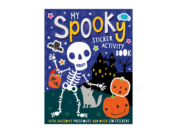 Kid's Halloween Mask Sticker Books
