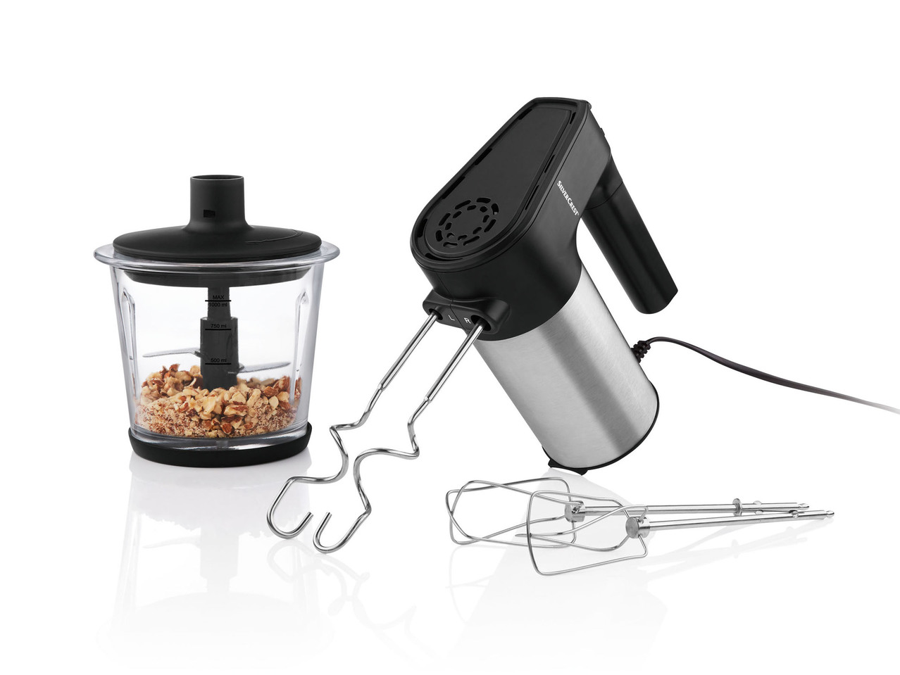 Hand-Held Electric Mixer with Multi-Chopper, 2 in 1