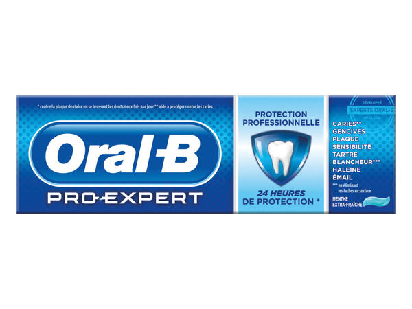 Oral B dentifrice Pro Expert