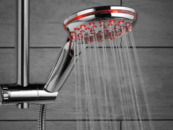 Handheld Shower Head with LED Temperature Indicator