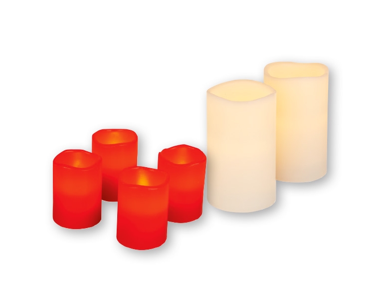 Melinera LED Real Wax Candles