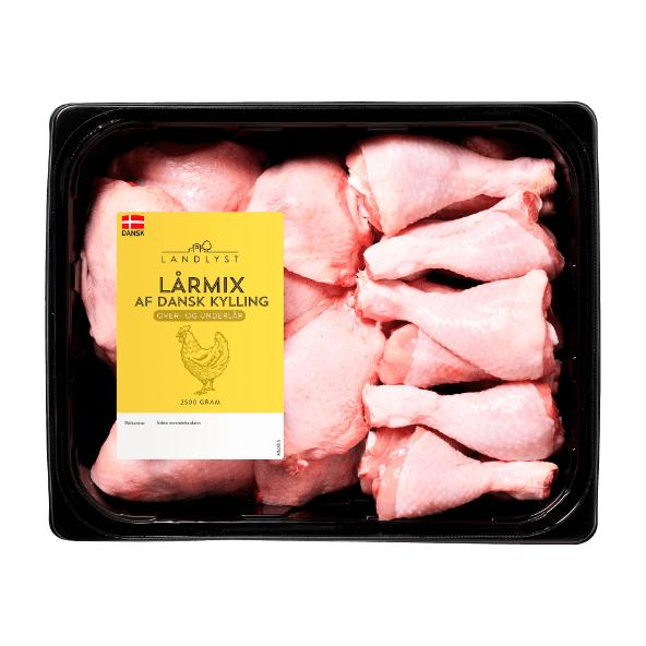 Lårmix af dansk kylling