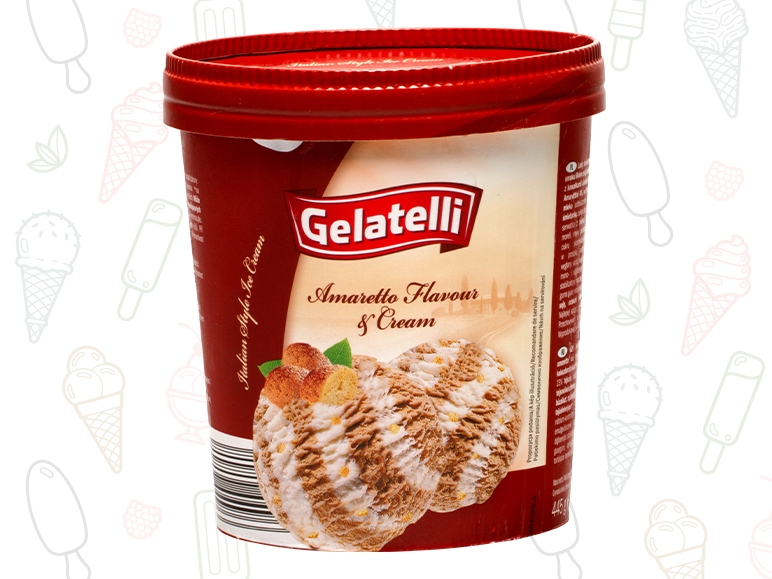 Înghețată în stil italienesc