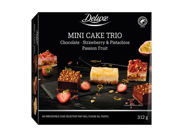 Trio de mini gâteaux