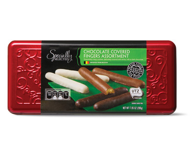 Specially Selected Chocolate Covered Finger Assortment Tin