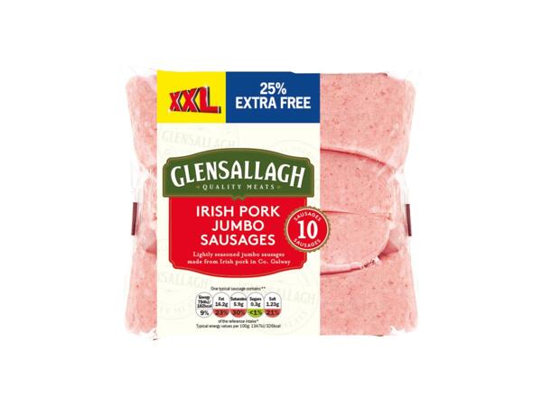 XXL Irish Jumbo Pork Sausages