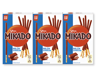Mikado au chocolat au lait