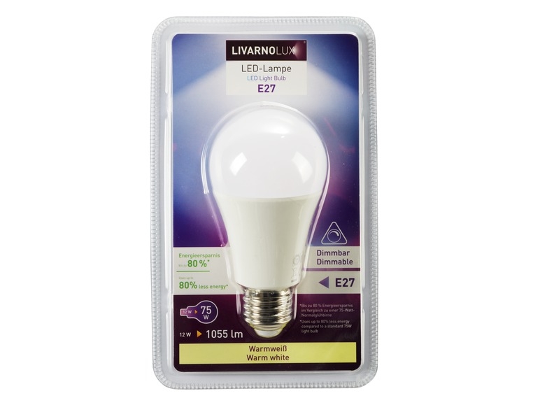 Bec LED cu intensitate reglabilă, 6W, 9W, 12W, 3 modele