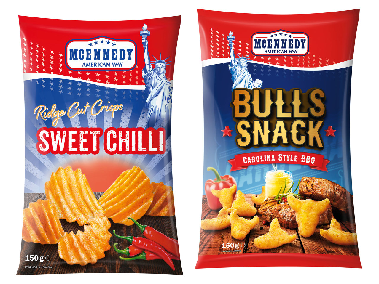 MCENNEDY Bulls Snack oder Deep Rift Chips