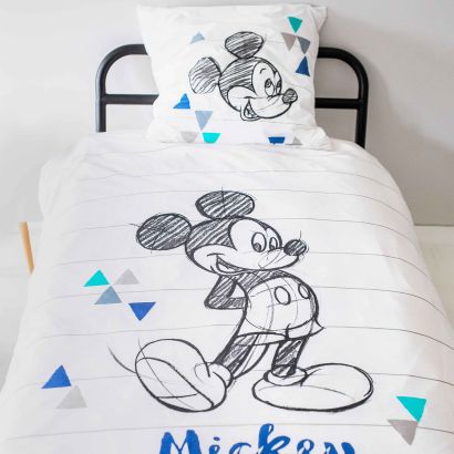 Housse de couette Mickey, 1 pers.