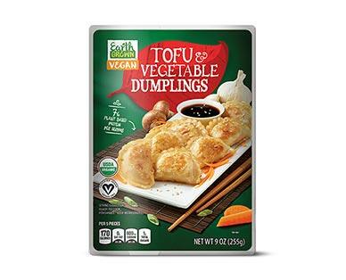Earth Grown Organic Tofu or Thai Basil Vegan Dumplings