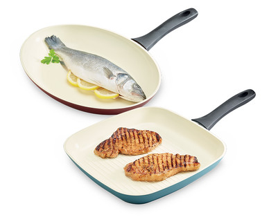 Ceramic Coated Fish Pan/Griddle Pan