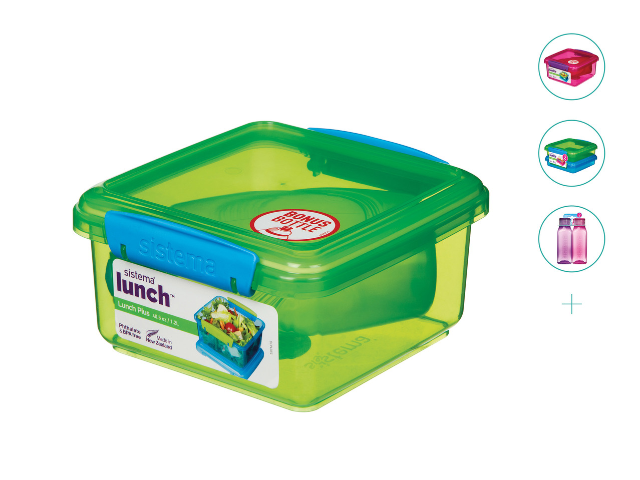 Sistema(R) Lunchbox and Water Bottle Assortment1