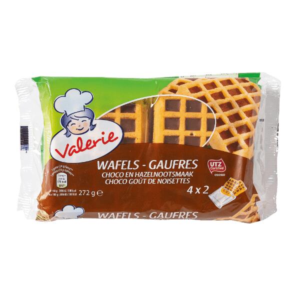 VALERIE(R) 				Gevulde wafels, 4-pack