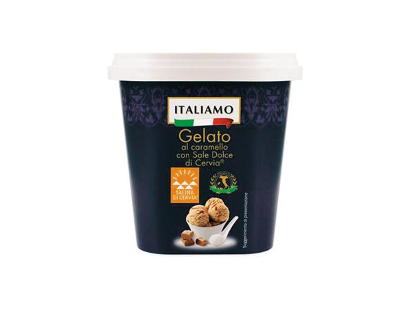 Caramel and Sweet Cervia Salt or Pistachio with "Bronte Pistachio PDO" Ice Creams