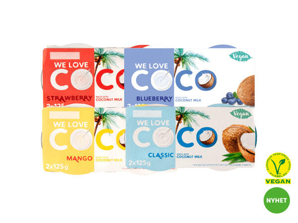 Vegansk kokosyoghurt
